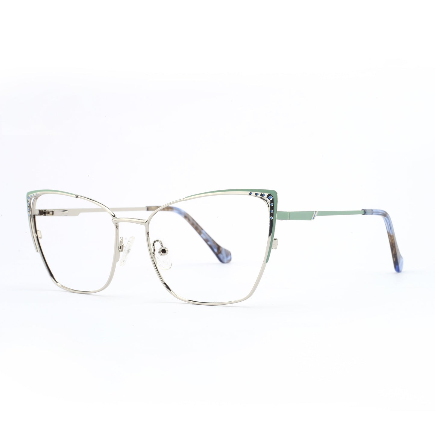#color_silver with green accent